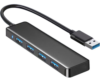 VIENON 4-Port USB 3.0 Hub Usb-001 Fast Data Transfer 5 Gbps Compatible with Laptops Desktops