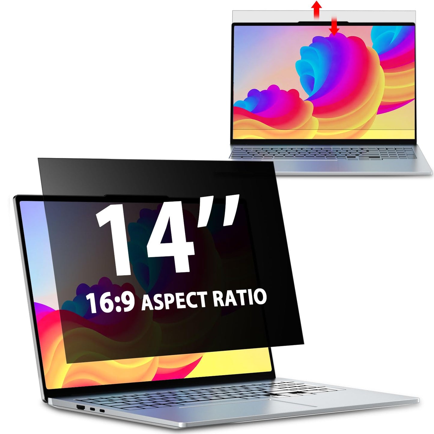 LUSA DESIGN 14 Inch LD-14inch 16:9 PY-HC CP-425 Privacy Filter 16:9 Anti-Glare Matte Screen Protector