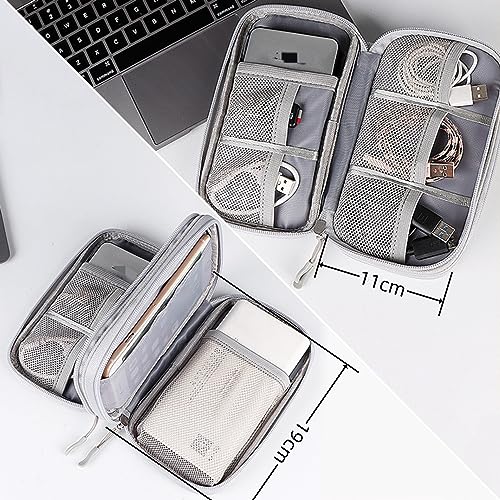 FANBODTA 7.48"L x 4.33"W x 1.38"H 22-3 Double Layer Waterproof Organizer