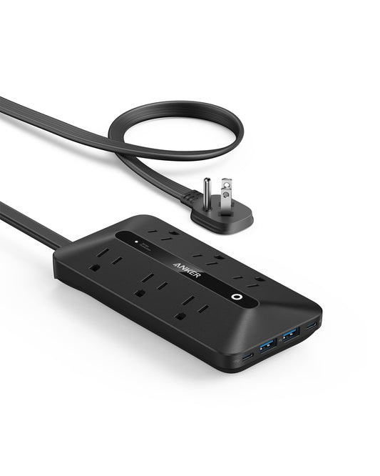 Anker 6-Outlet Power Strip A91F2 240V 10A with 4 USB Ports