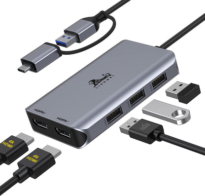 LIONWEI USB 3.0 Docking Station LIUC0228 1080P@60Hz Aluminum
