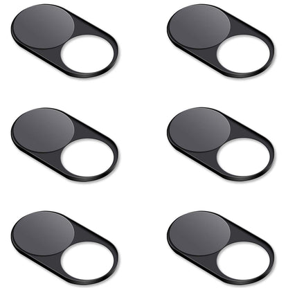 CloudValley 6-Pack WCC-6P Webcam Cover 720p HD USB Manual Focus Black