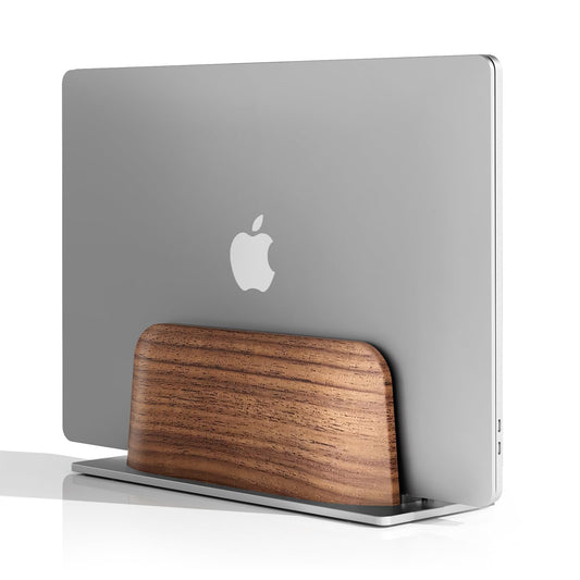 UPERGO VD-1 Tabletop Adjustable Laptop Stand - Walnut - 8.45 x 3.35 x 2.95 Inches