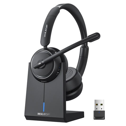 Waxop 1 Count WX-HS012 Wireless Headset with Environmental Noise Cancellation