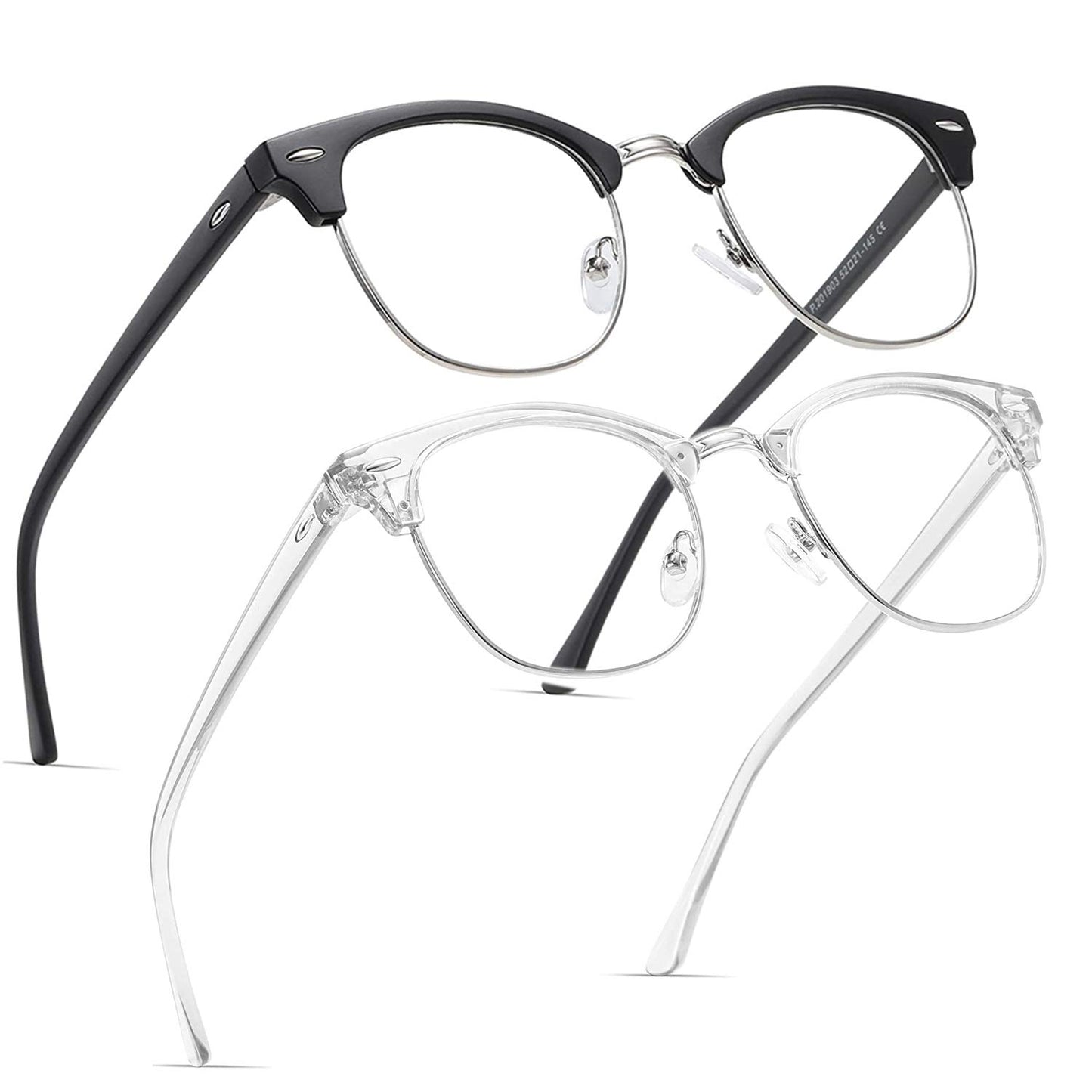 Perfectmiaoxuan 2 Count 3016 Blue Light Blocking Glasses