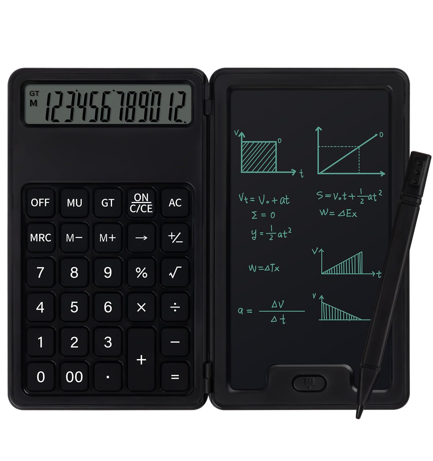 pindda 2.95" x 5.04" JSQX0101B LCD Standard Function Battery Powered Calculator