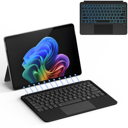 Sooguard 12-inch Surface Pro Keyboard Model: Surface Pro 12 Keyboard Bluetooth Wireless with Backlit Features