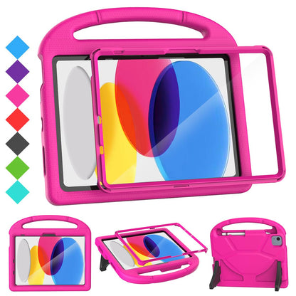 SUPLIK 11-Inch Kids Case for iPad A16 2025/10th Gen, Hybrid Pink Shell, Light Weight