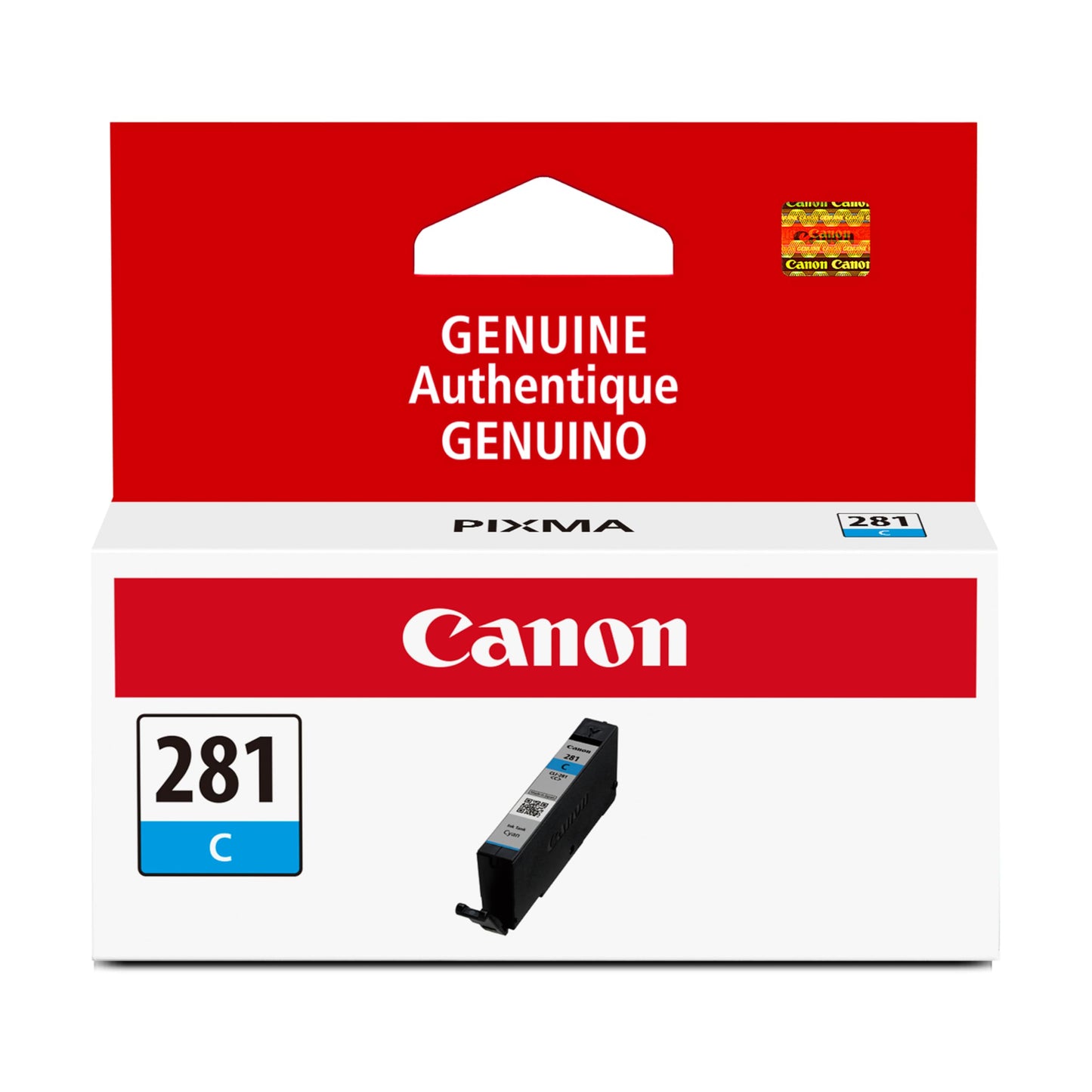 Canon CLI-281 Cyan Ink Tank 250 Pages Compatible with PIXMA Printers