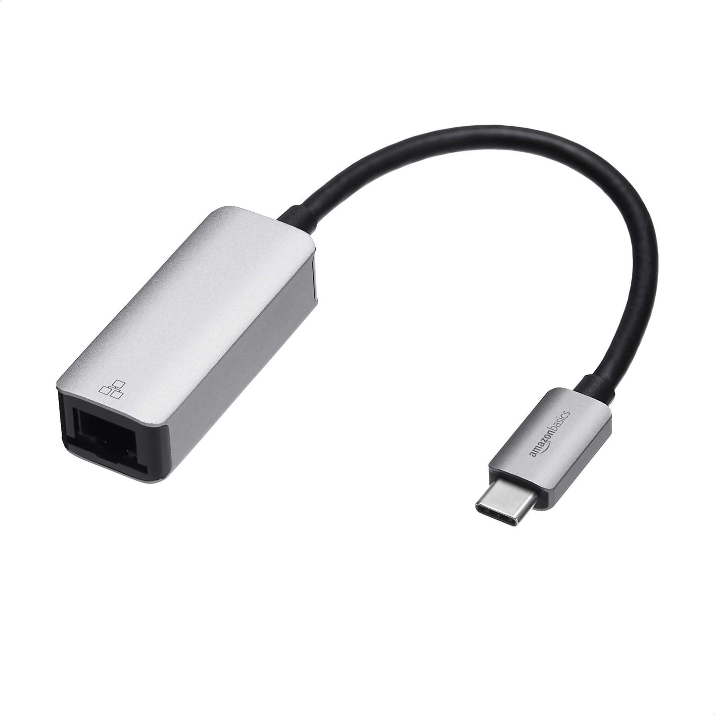 Amazon Basics 2 Port RJ45 Gigabit Ethernet Adapter No Plug UTC-GE-AL