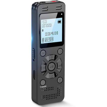 EVIDA 128GB Digital Voice Recorder Model VR01 USB 2.0 WAV 1.5-Inch
