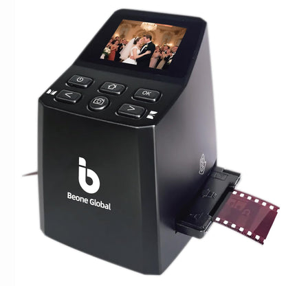 BEONE GLOBAL Film Scanner MINI 16 Megapixels USB 3.98"D x 3.62"W x 4.72"H