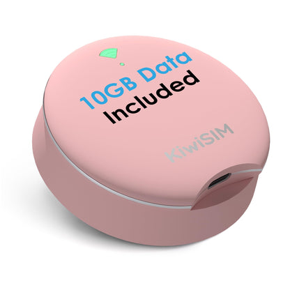 KiwiSIM 10GB 10-Port 4G Wi-Fi 6 Mobile Hotspot