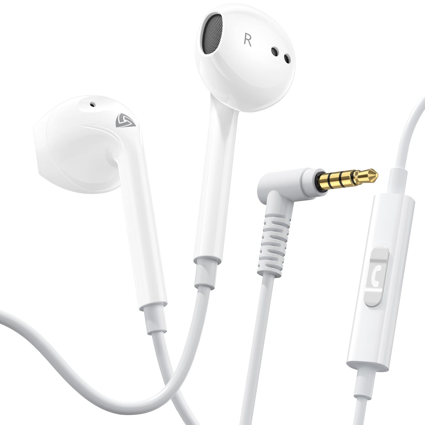 LUDOS ZENITH Wired Earbuds 3.5 mm Jack for All Devices