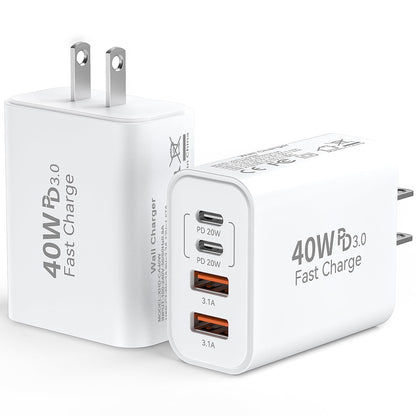 Duloch USB Type C 40W 4-Port Wall Charger XD2024