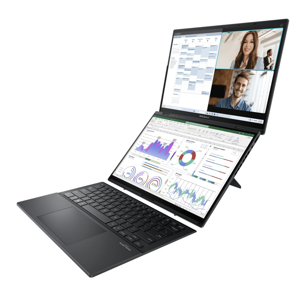 ASUS Zenbook Duo B0FRVTXF33 1920x1200 Touchscreen OLED Convertible Laptop