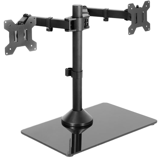 VIVO 32 inch STAND-V002FG Tabletop Mount Monitor Arm Adjustable Dual 13-32 inch
