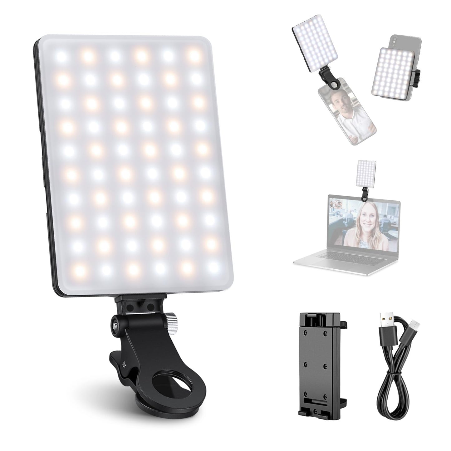 NEEWER NL-60AI LED Video Light 2000mAh 60 LEDs USB Type C