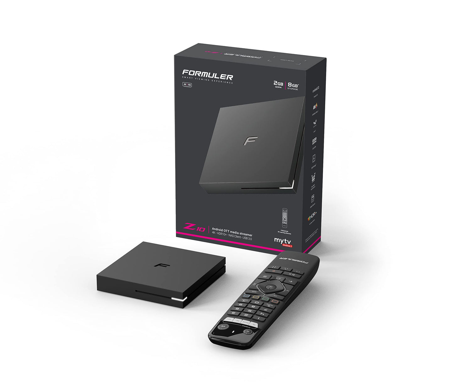 Formuler 3.7" Z10 4K 1920x1080 TV Box