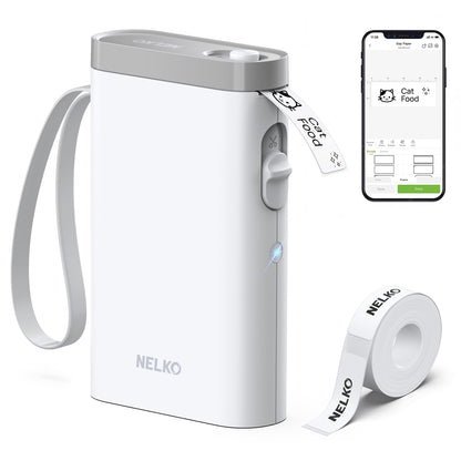 Nelko P21 Portable Label Maker 203 DPI Monochrome Wireless Label Maker