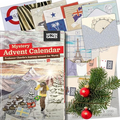 Hidden Games Professor Charlie's World Tour Puzzle Game Model Number 1 Advent Calendar
