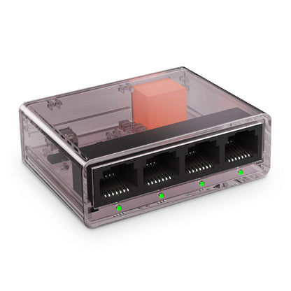 YuLinca Gigabit Ethernet Splitter 1 to 4 Ports, SPT14GE, 1000 Mbps