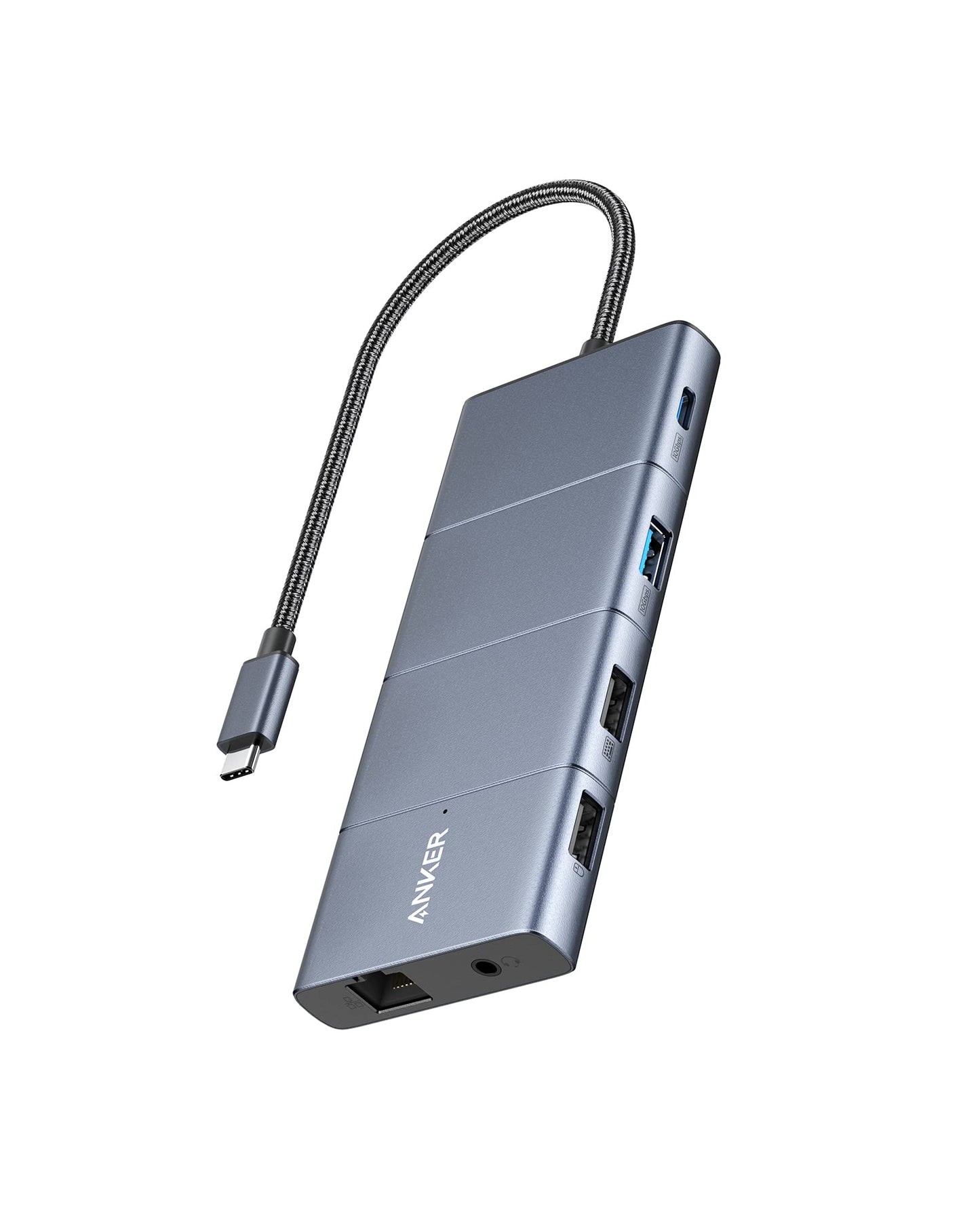 Anker 11-in-1 USB-C Hub Docking Station with 10Gbps Data Transfer, 4K HDMI/DisplayPort, Ethernet, and 85W Power Delivery