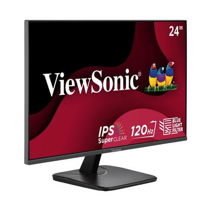 ViewSonic 24 Inch VA2456A-MHD FHD 1080p 120Hz IPS Monitor