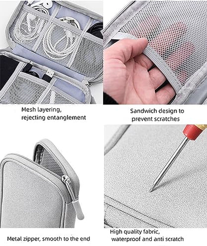 FANBODTA 7.48"L x 4.33"W x 1.38"H 22-3 Double Layer Waterproof Organizer