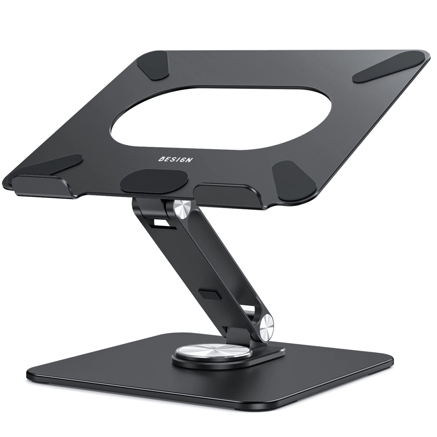 BESIGN LSX7 Tower Ergonomic Adjustable Laptop Stand with Clip Holder, Black