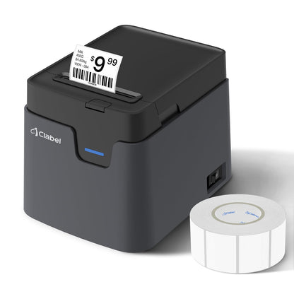 CLABEL 8" x 2.5" x 2" CT221D 300 dpi Bluetooth Thermal Label Printer