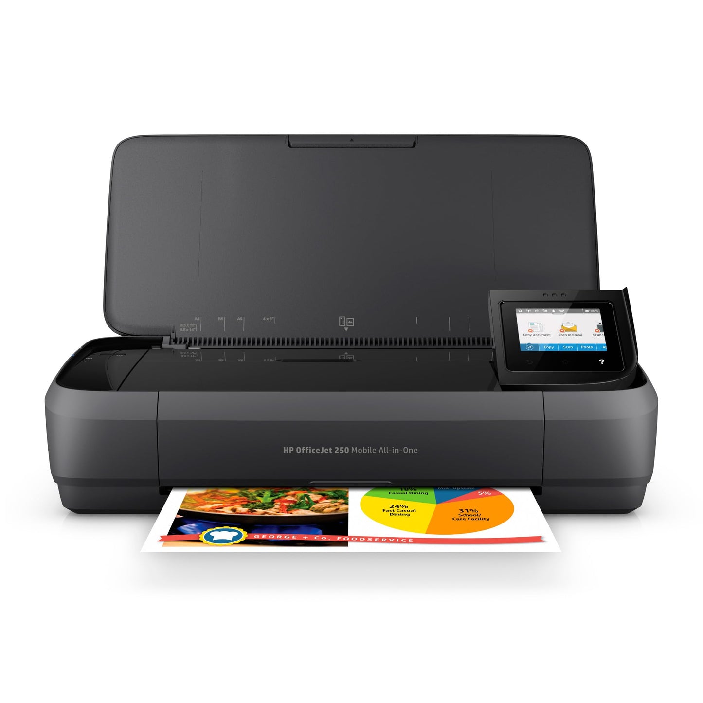 HP OfficeJet 250 CZ992A Color Inkjet Printer 4800 x 1200 dpi 1 Tray All-in-One