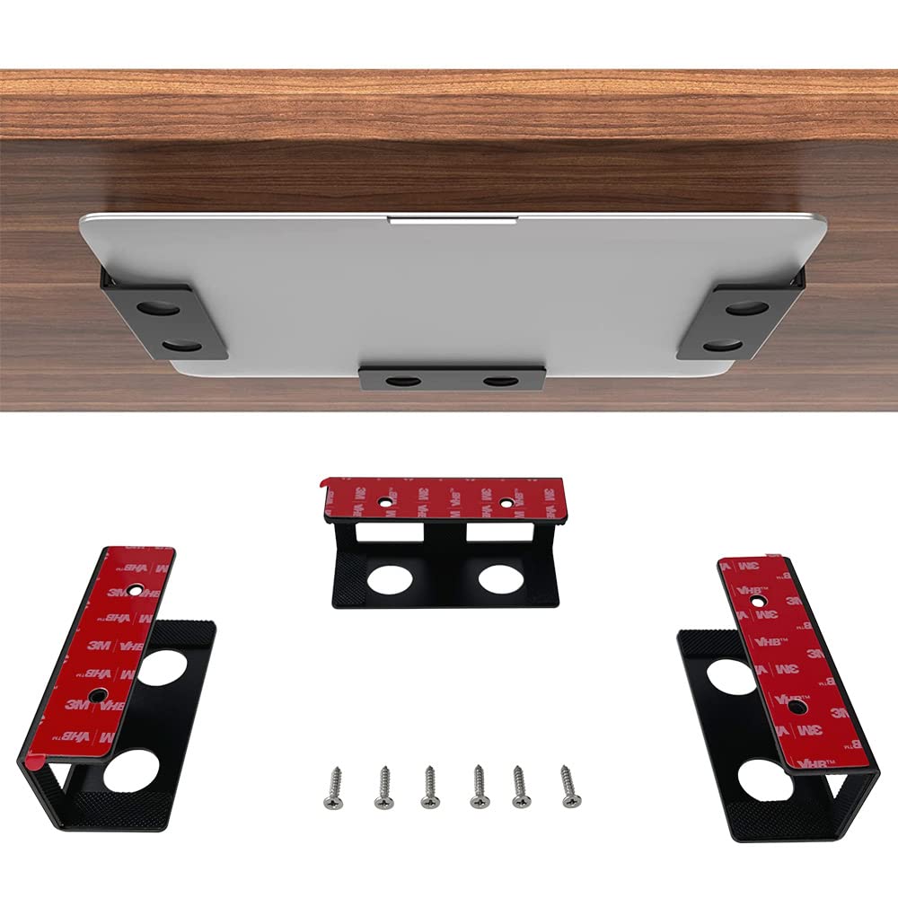 IFCASE Under Desk Laptop Mount Ca Mount C Black Aluminum