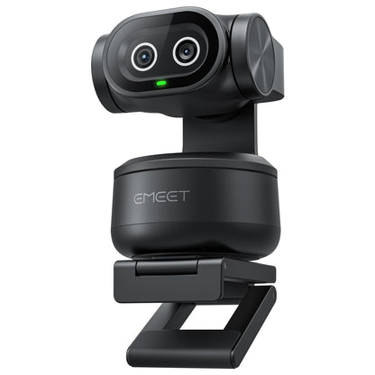 EMEET PIXY Dual-Camera AI-Powered PTZ Webcam 4K, 310° Pan, 180° Tilt, 3-Mic Array, 1/2.55'' Sony Sensor