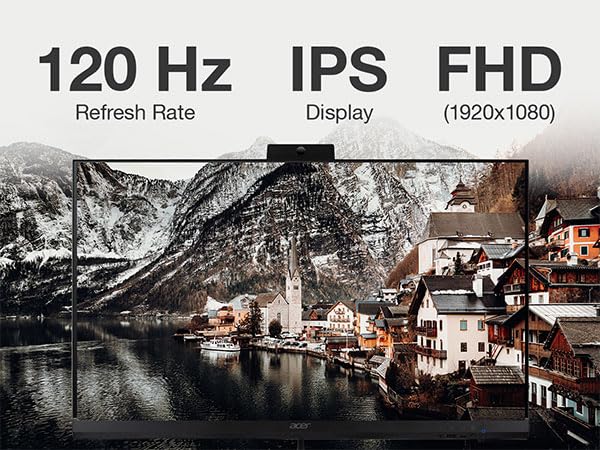 Acer Aspire C27 All-in-One Desktop 27" 1920x1080 IPS Display Ryzen 7 5825U 8GB DDR4 512GB PCIe SSD