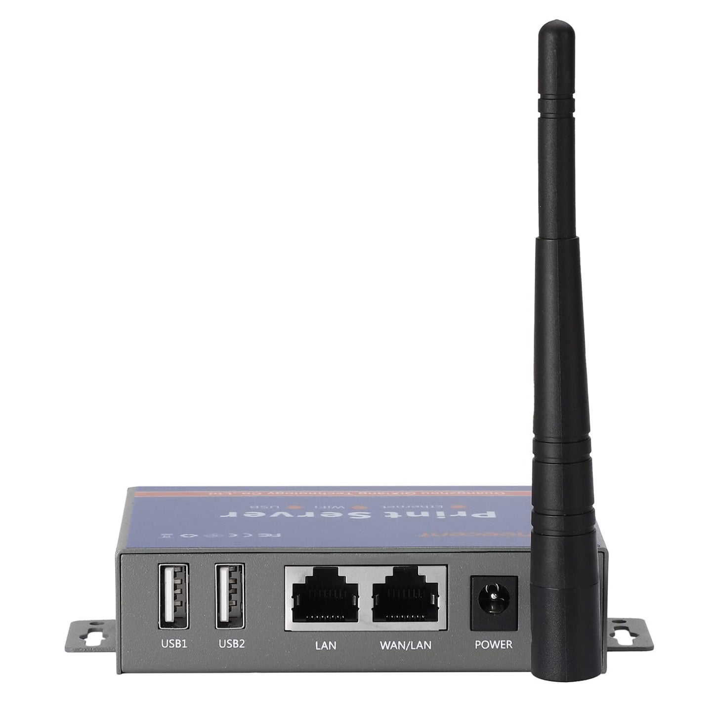 CHEECENT 3.82 x 2.6 x 0.98 inches Wireless Print Server CR202 USB 2.0 2-Port