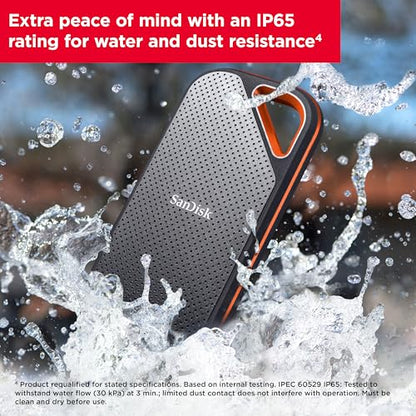 SanDisk 1TB Extreme PRO Portable SSD SDSSDE81-1T00-G25 Mfr Part Number: 00619659181284