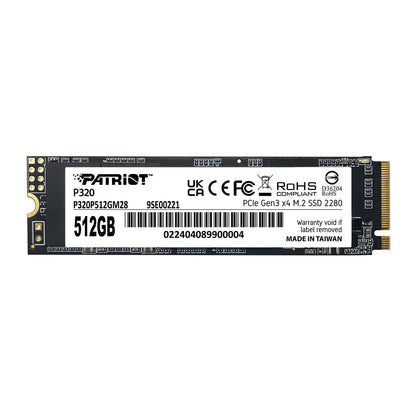 Patriot Memory 512GB P320P512GM28 NVMe SSD - M.2 2280 - Solid State Drive