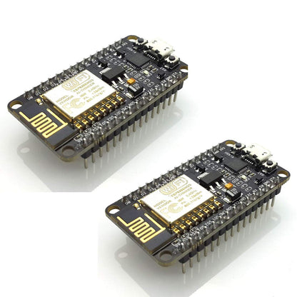 HiLetgo 2pcs ESP8266 NodeMCU CP2102 ESP-12E Development Board - 1MB RAM, 80MHz CPU, USB, Wi-Fi, Arduino IDE Compatible