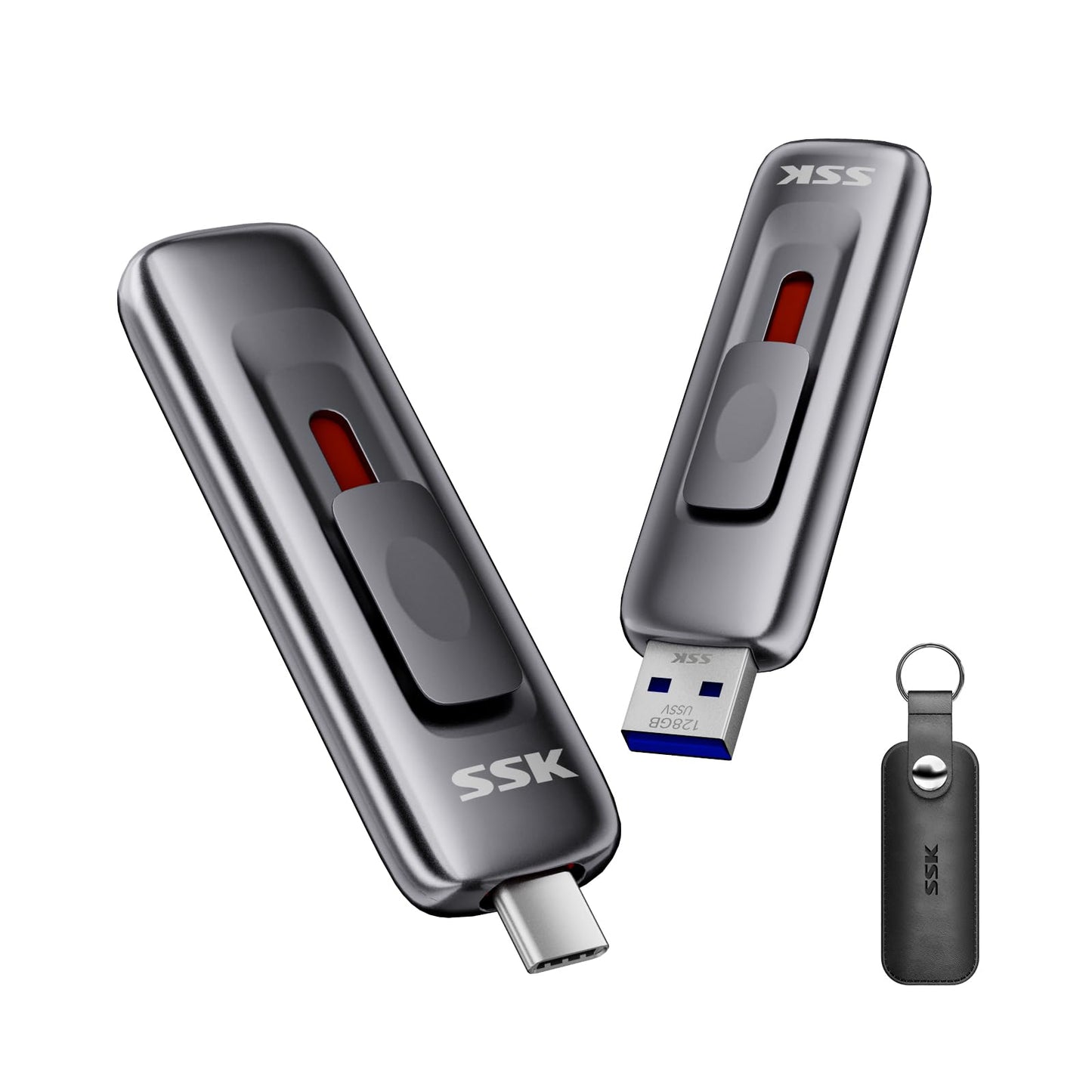 SSK 128GB SD304 USB 3.2 External Solid State Drive