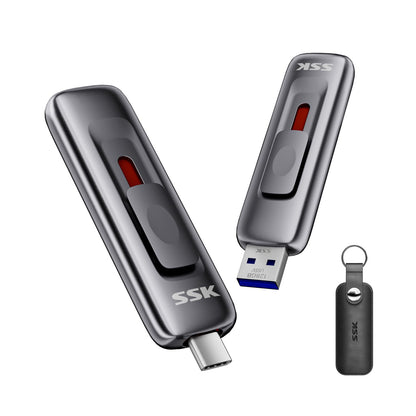 SSK 128GB SD304 USB 3.2 External Solid State Drive