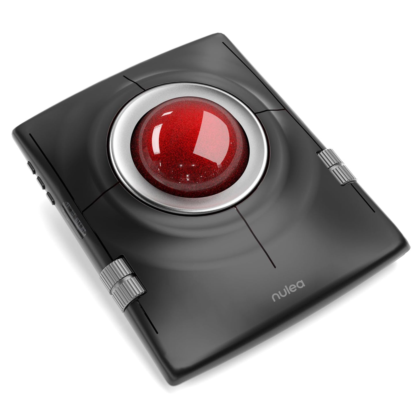 Nulea M512 Wireless Trackball Mouse, Bluetooth and USB Connectivity, Ergonomic Design, Rechargeable, 1600 DPI, Multi-Device Compatibility