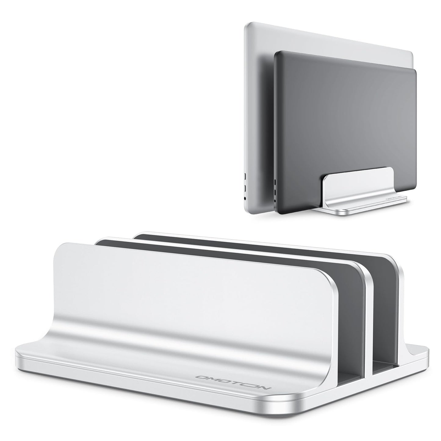 OMOTON Adjustable Vertical Laptop Stand 8541556542 Silver