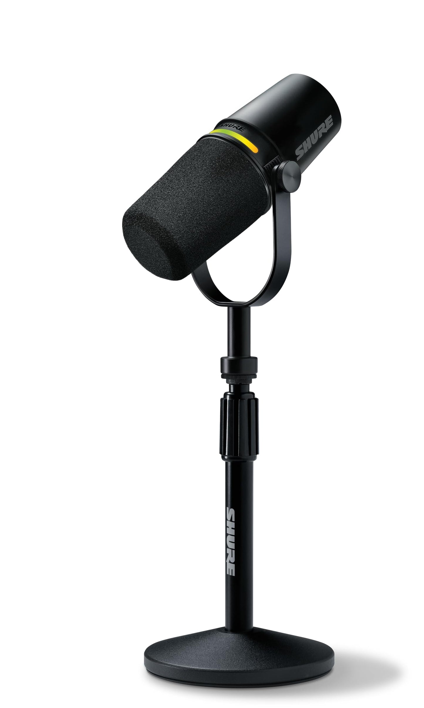 Shure MV7+-K-BNDL USB & XLR Dynamic Microphone, Unidirectional, 40dB Sensitivity, 65dB SNR, Frequency Response 50Hz, 1 Channel, For Personal Computer