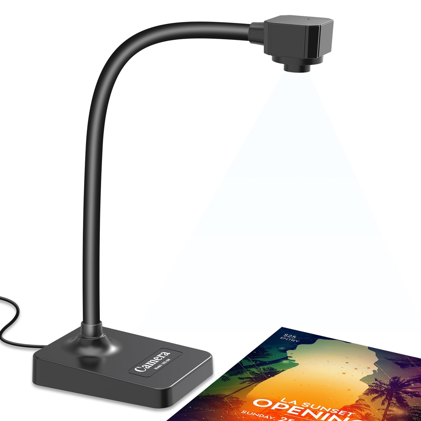 BexonRuihe Document Camera BR-200 2 MP 1080p USB Compatible Visualizer