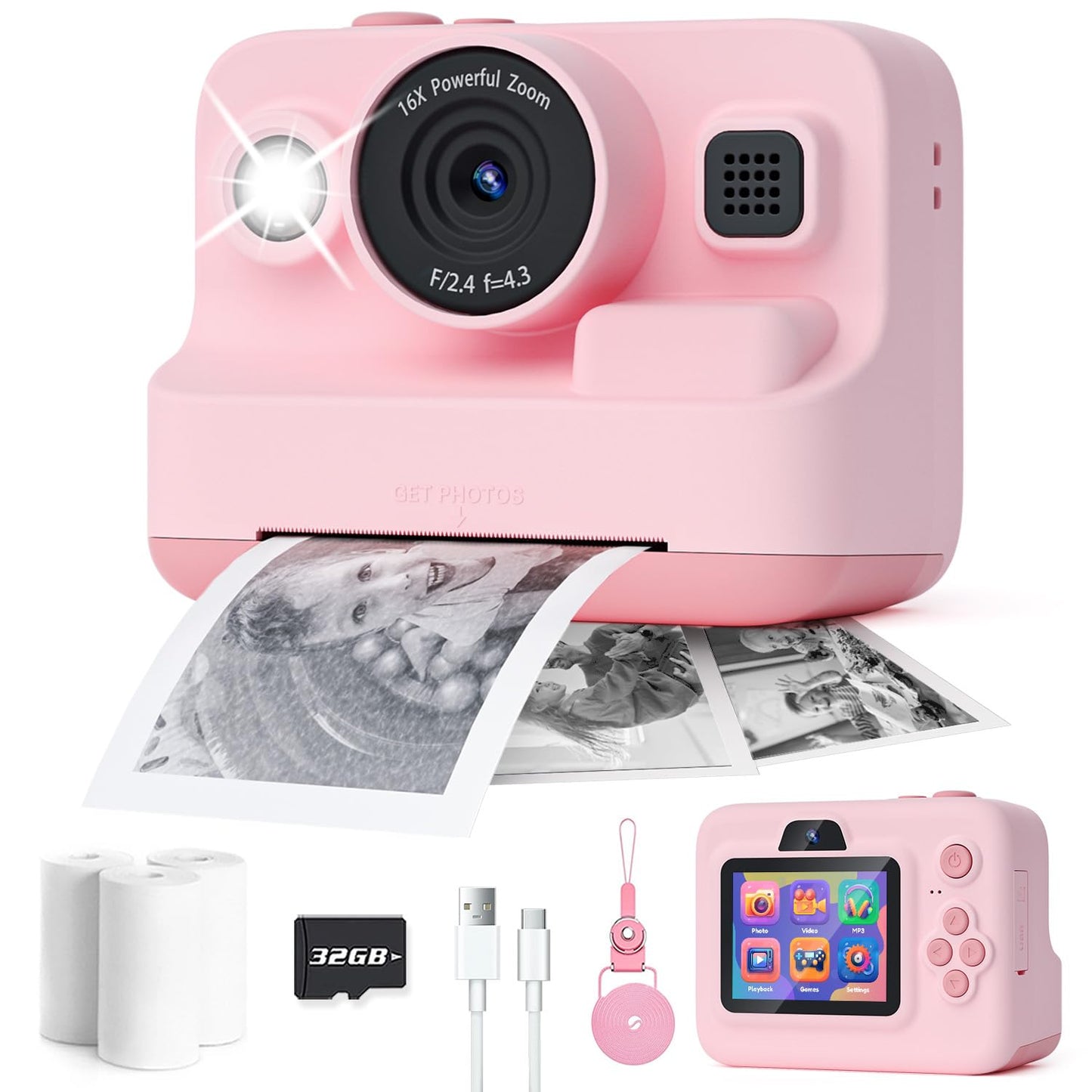 Dylanto 12MP BLL2 Compact Digital Camera 1080p Resolution CMOS Image Sensor