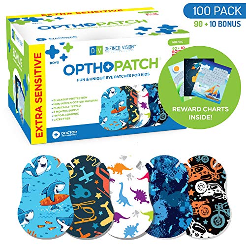 OPTHOPATCH 83mm X 57mm SB-100-2 Patch 100 Count