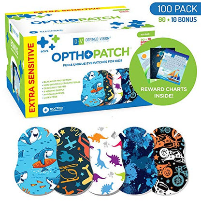 OPTHOPATCH 83mm X 57mm SB-100-2 Patch 100 Count