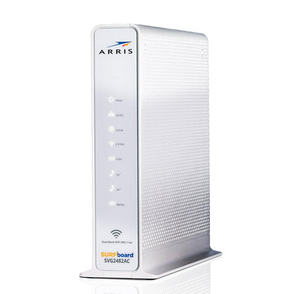 ARRIS SURFboard SVG2482AC DOCSIS 3.0 Cable Modem/AC2350 Wi-Fi Router, 4 Ethernet Ports, 2 Telephony Ports