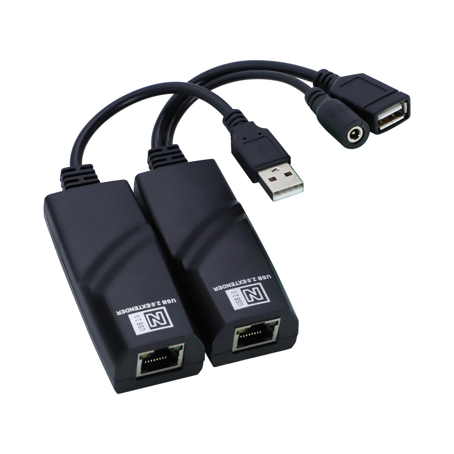E-SDS 4-Port USB 2.0 Hub with Type A Power Plug, 10 Watts, Limited Warranty, 3.03 x 2.83 x 1.18 inches